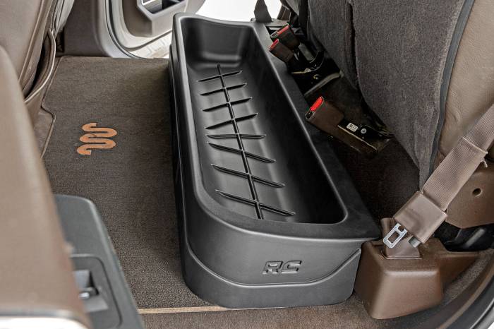 Rough Country - Under Seat Storage Crew Cab Ford F-150/F-250/F-350/Raptor (2015-2026) Rough Country