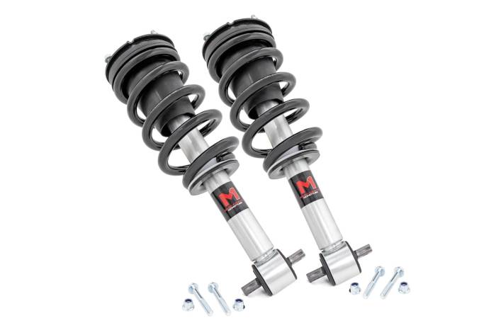 Rough Country - M1 Adjustable Leveling Struts Monotube 0-2 Inch Silverado/Sierra 1500 Truck & SUV (07-14) Rough Country