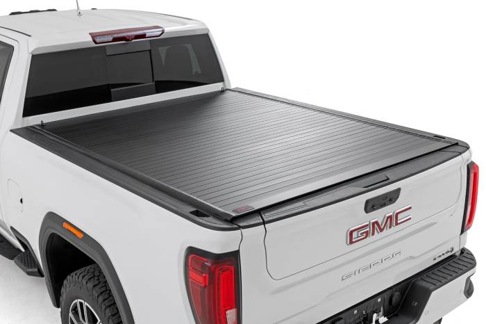 Rough Country - Hard Roll Up Bed Cover 6 Foot 9 Inch Bed Chevy/GMC Silverado/Sierra 2500HD/3500HD (20-26) Rough Country