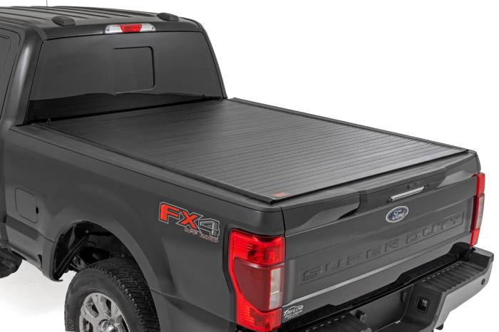 Rough Country - Hard Roll Up Bed Cover 6 Foot 10 Inch Bed Ford F-250/F-350 Super Duty (17-26) Rough Country