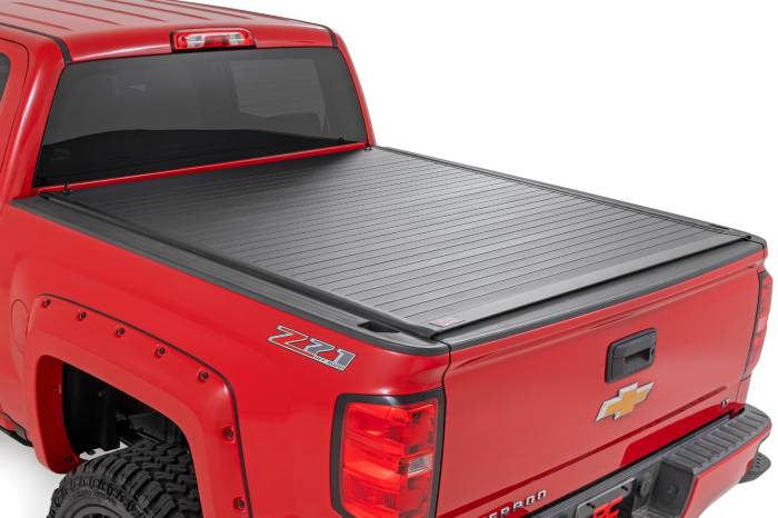 Rough Country - Hard Roll Up Bed Cover 5 Foot 9 Inch Bed Silverado/Sierra 1500 (14-18 & Classic) Rough Country