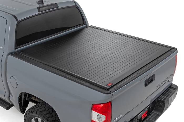 Rough Country - Hard Roll Up Bed Cover 5 Foot 7 Inch Bed Toyota Tundra 2WD/4WD (2007-2021) Rough Country