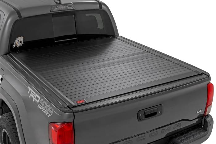 Rough Country - Hard Roll Up Bed Cover 5 Foot Bed Toyota Tacoma 2WD/4WD (2016-2023) Rough Country