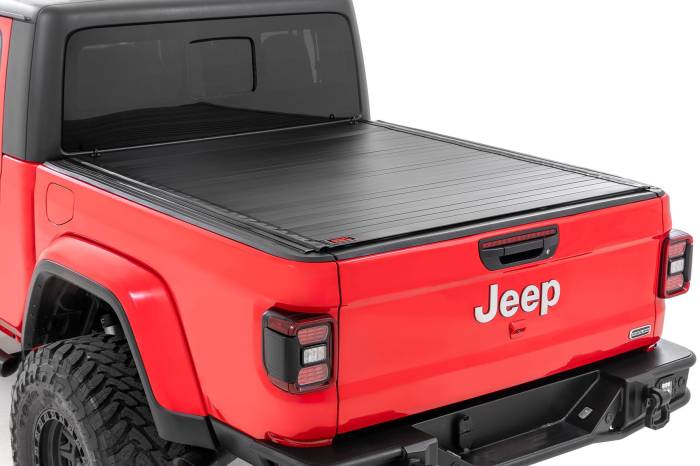 Rough Country - Hard Roll Up Bed Cover 5 Foot Bed Jeep Gladiator JT 4WD (2020-2025) Rough Country