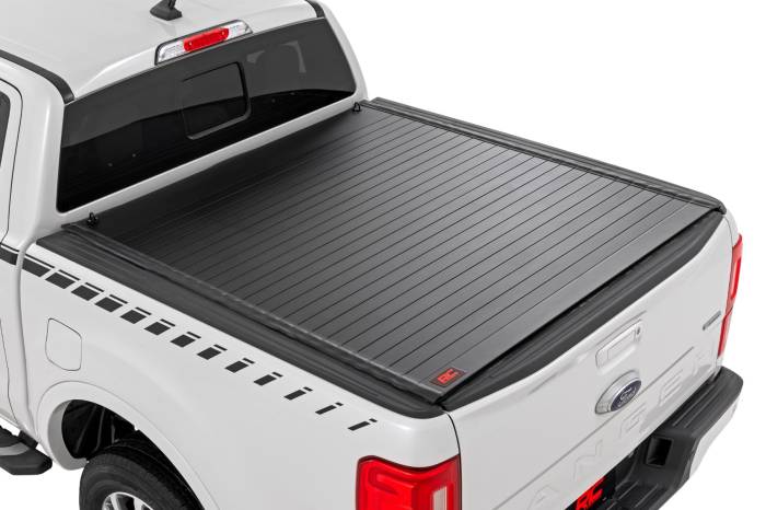 Rough Country - Hard Roll Up Bed Cover 5 Foot Bed Ford Ranger 2WD/4WD (2019-2023) Rough Country