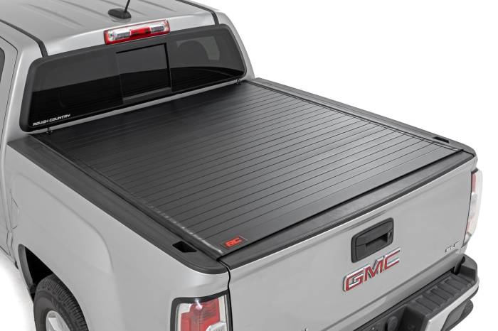 Rough Country - Hard Roll Up Bed Cover 5 Foot Bed Chevy/GMC Canyon/Colorado 2WD/4WD (15-22) Rough Country