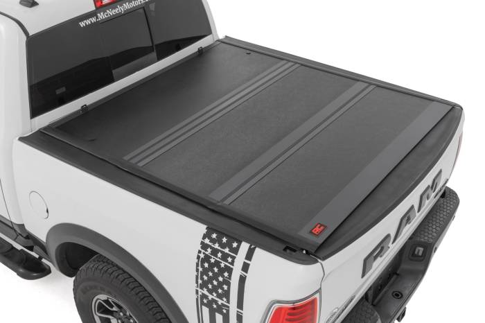 Rough Country - Hard Low Profile Bed Cover 6 Foot 4 Inch Bed Ram 1500/2500/3500 2WD/4WD (10-25 & Classic) Rough Country