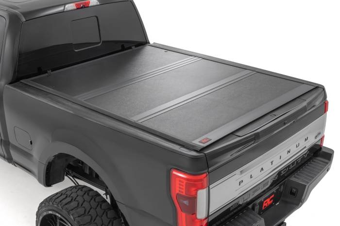 Rough Country - Hard Low Profile Bed Cover 6 Foot 10 Inch Bed Ford F-250/F-350 Super Duty (17-26) Rough Country