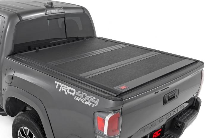 Rough Country - Hard Low Profile Bed Cover 6 Foot Bed Toyota Tacoma 2WD/4WD (2016-2023) Rough Country