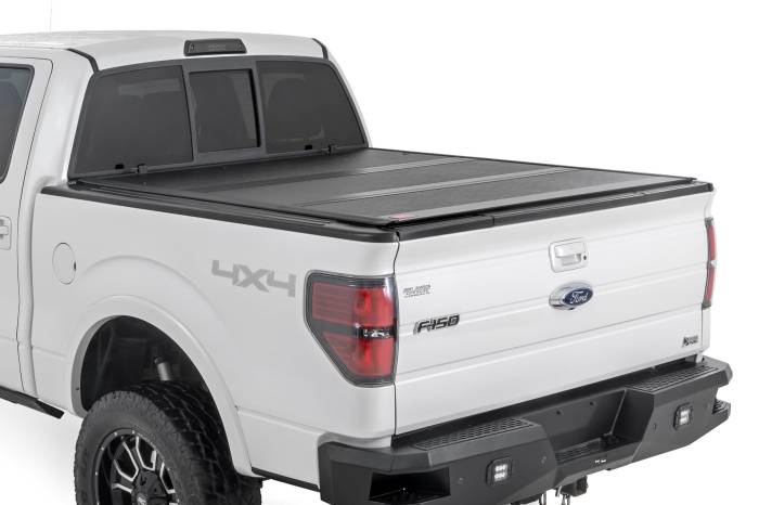 Rough Country - Hard Low Profile Bed Cover 5 Foot 7 Inch Bed Ford F-150 2WD/4WD (2004-2014) Rough Country