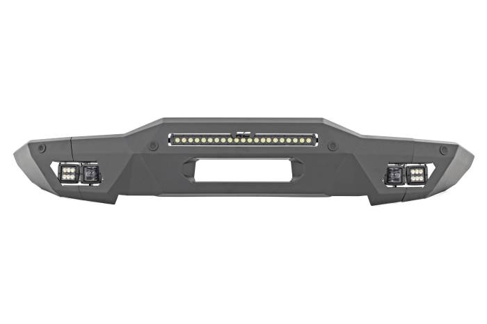 Rough Country - Front Bumper Modular Full Wings Flood Fog Ford Bronco 4WD (21-25) Rough Country