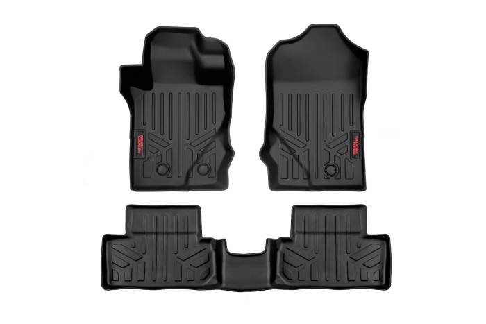 Rough Country - Floor Mats Front & Rear Ford Bronco (2 Door) 4WD (2021-2025) Rough Country