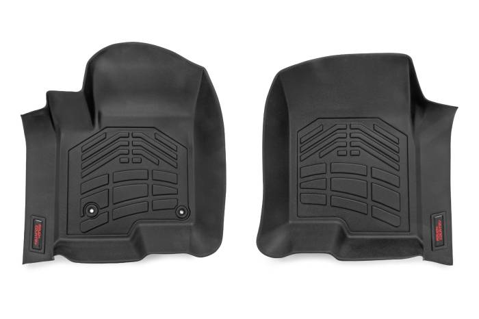 Rough Country - Floor Mats FR Bucket Crew Silverado/Sierra 1500/2500HD/3500HD (19-26) Rough Country