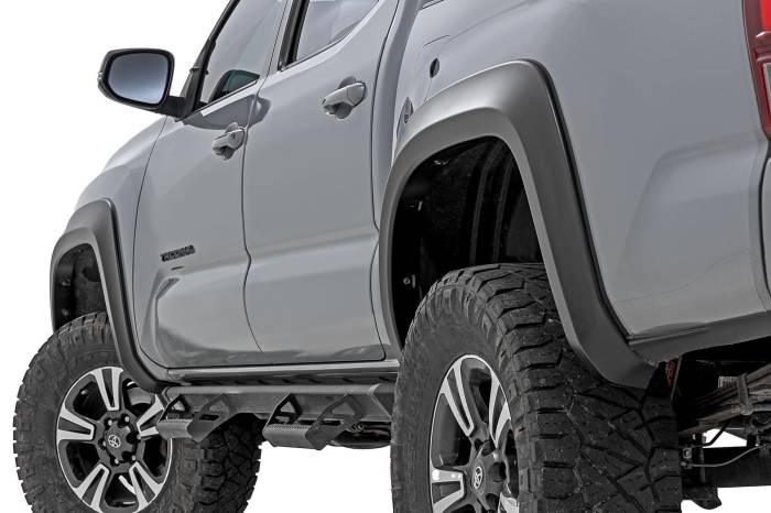 Rough Country - Fender Flares Sport O40 Super White Toyota Tacoma 2WD/4WD (2016-2023) Rough Country