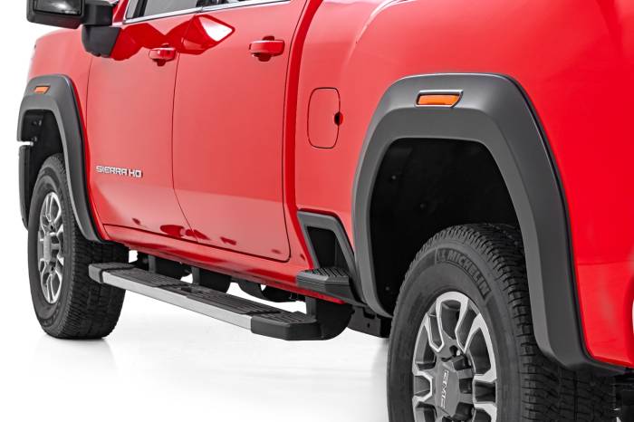 Rough Country - Fender Flares Sport G9K Satin Steel GMC Sierra 2500 HD/Sierra 3500 HD (20-26) Rough Country