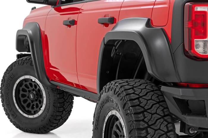 Rough Country - Fender Flares HX Antimatter Blue Ford Bronco 4WD (2021-2025) Rough Country