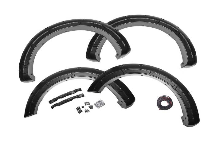 Rough Country - Fender Flares Defender PQ Race Red Ford F-150 2WD/4WD (2015-2020) Rough Country
