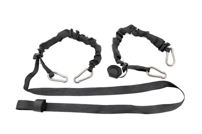 Rough Country - Elastic Straps Carabiner Ends 1 Inch X 6 Foot Pair Rough Country