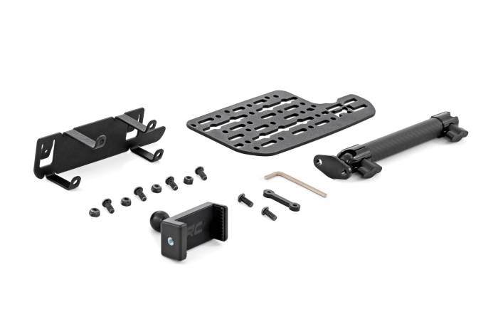 Rough Country - Dash Mount 8 Inch Non-Mag Safe Mount Kit 12in Screen Ram 1500 (19-26) Rough Country