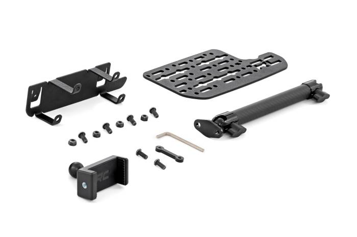 Rough Country - Dash Mount 10 Inch Non-Mag Safe Mount Kit 10in Screen Ram 1500 (19-26) Rough Country