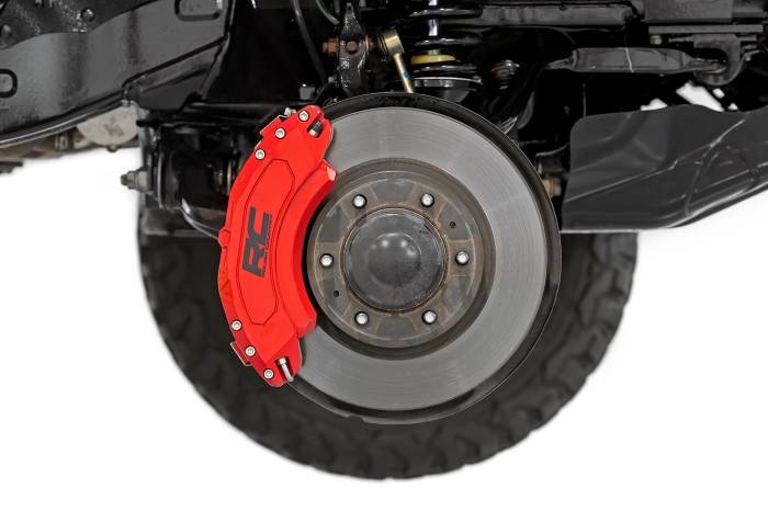 Rough Country - Caliper Covers Rear Red Ram 1500 2WD/4WD (2019-2025) Rough Country