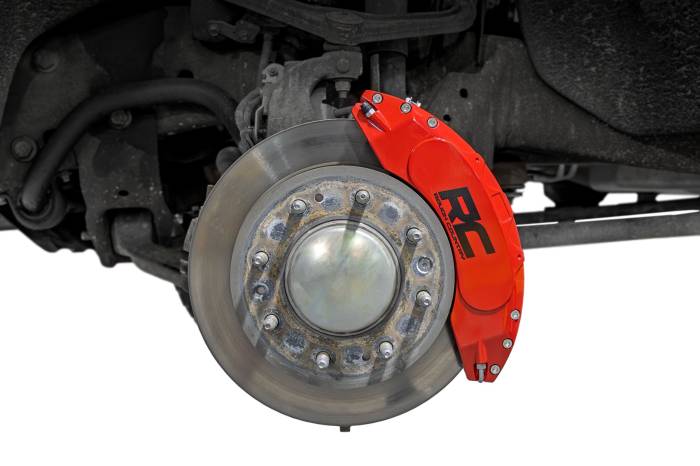 Rough Country - Caliper Covers Front and Rear Red Silverado/Sierra 2500HD/3500HD (20-26) Rough Country