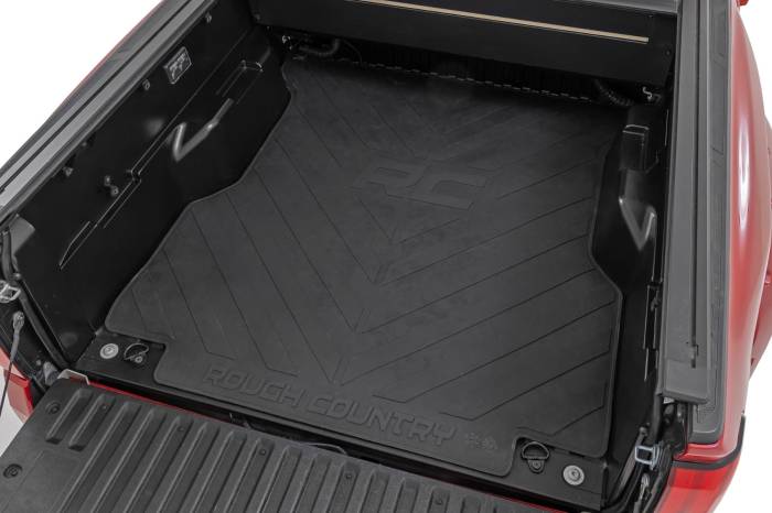 Rough Country - Bed Mat 5 Foot Bed RC Logo Toyota Tacoma 2WD/4WD (2024-2026) Rough Country