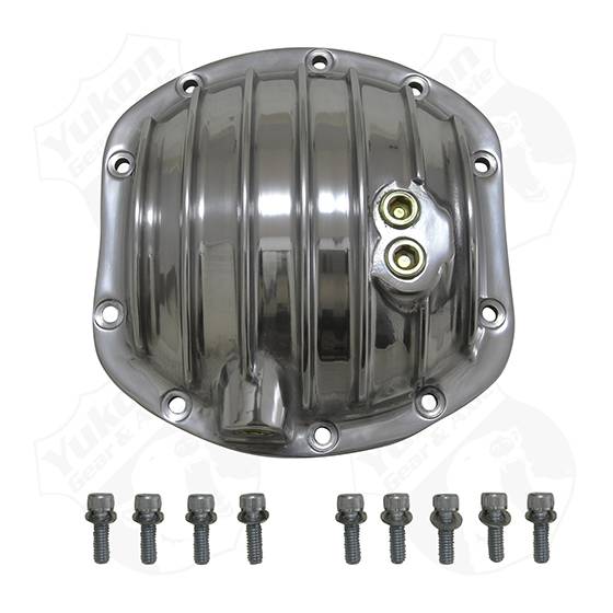 Yukon Gear & Axle - Yukon Gear Polished Aluminum Replacement Cover For Dana 30 Standard Rotation - YP C2-D30-STD