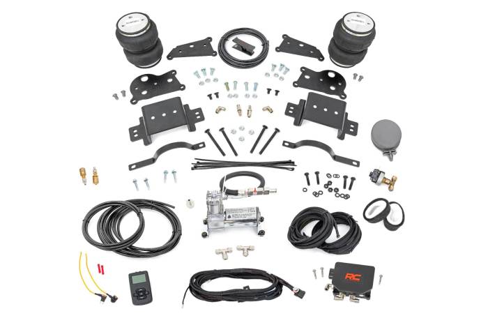 Rough Country - Air Spring Kit w/compressor Wireless Controller Ram 2500 4WD (2014-2025) Rough Country