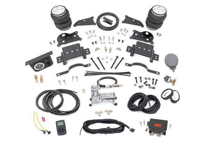 Rough Country - Air Spring Kit w/compressor Wireless Controller Ram 2500 2WD (2014-2026) Rough Country