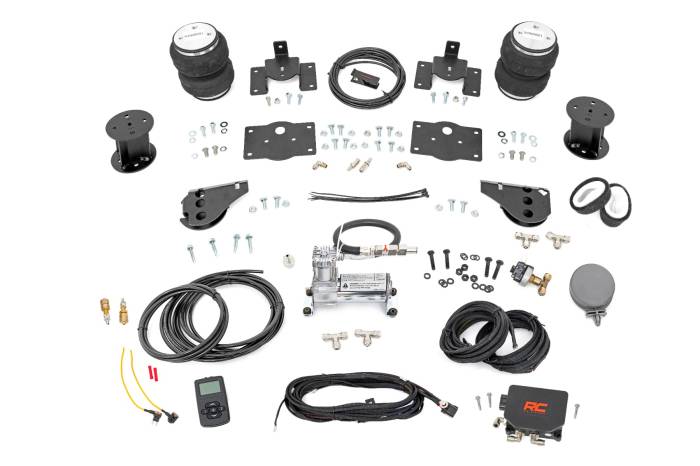 Rough Country - Air Spring Kit w/compressor Wireless Controller 6 Inch Lift Kit Ram 1500 (10-18 & Classic) Rough Country
