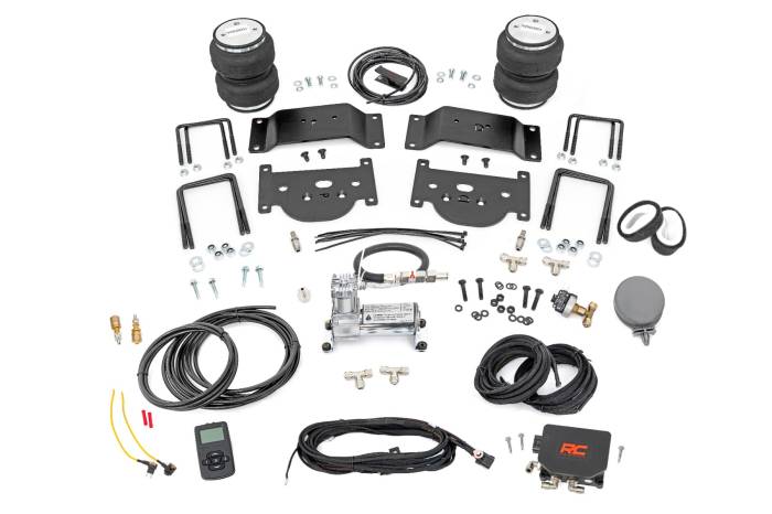 Rough Country - Air Spring Kit w/compressor Wireless Controller 0-6 Inch Lifts Toyota Tundra (07-21) Rough Country