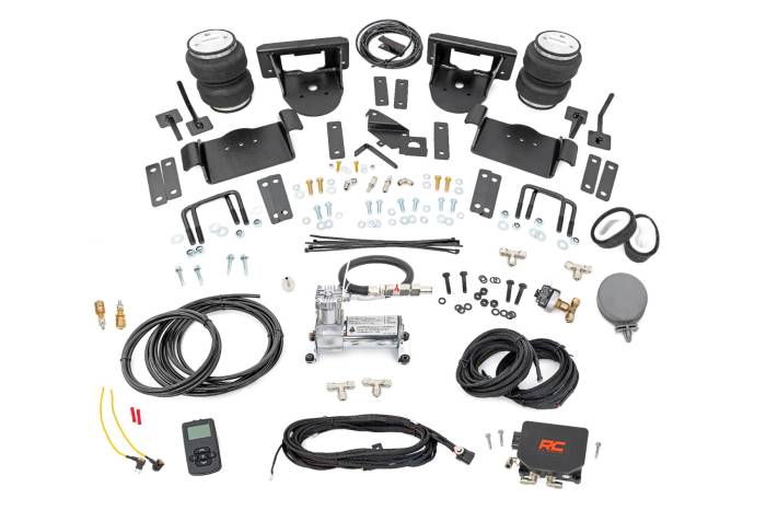 Rough Country - Air Spring Kit w/compressor Wireless Controller 0-6 Inch Lifts Ford F-150 (21-25) Rough Country