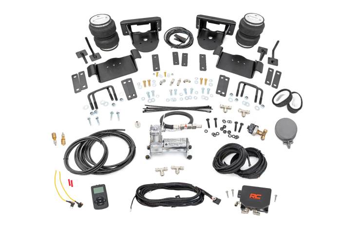 Rough Country - Air Spring Kit w/compressor Wireless Controller 0-6 Inch Lifts Ford F-150 (15-20) Rough Country