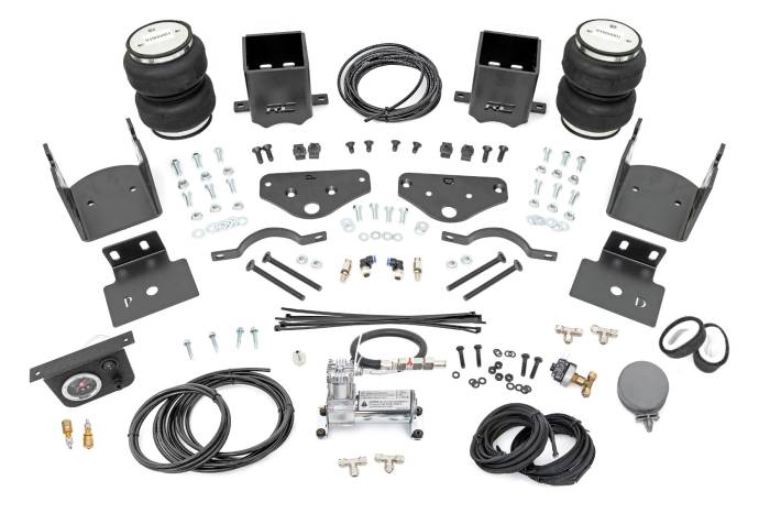 Rough Country - Air Spring Kit w/compressor Ford F-250/F-350 Super Duty 4WD (2017-2022) Rough Country