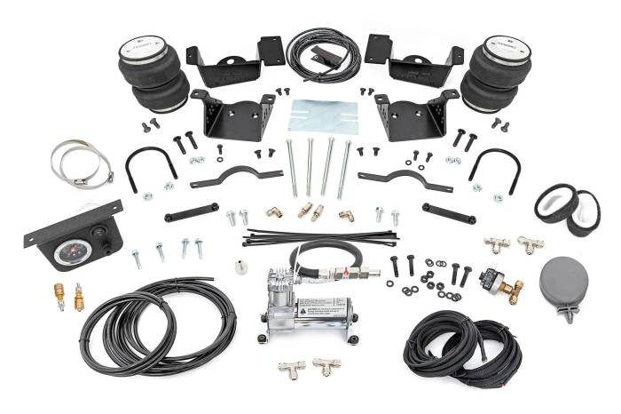 Rough Country - Air Spring Kit w/compressor Silverado/Sierra 2500HD/3500HD (20-26) Rough Country
