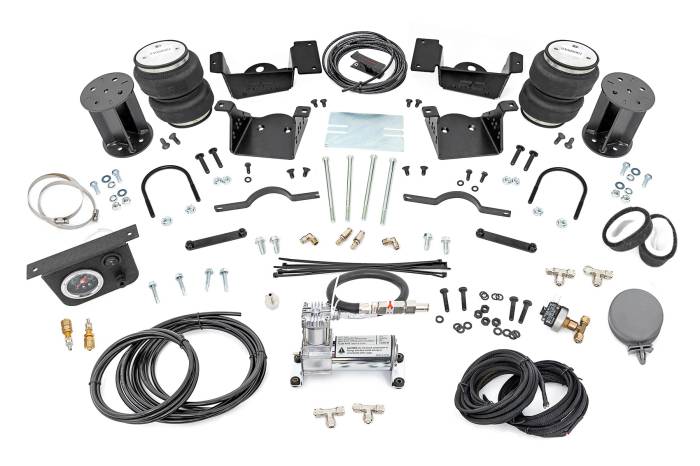 Rough Country - Air Spring Kit w/compressor 7 Inch Lift Kit Silverado/Sierra 2500HD/3500HD (20-26) Rough Country