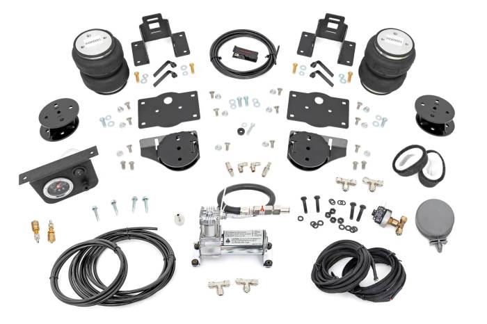 Rough Country - Air Spring Kit w/compressor 4 Inch Lift Kit Ram 1500 4WD (2019-2026) Rough Country