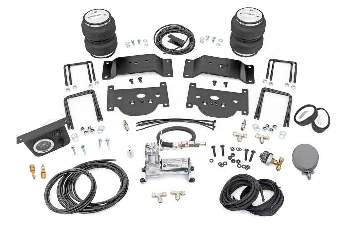 Rough Country - Air Spring Kit w/compressor 0-6 Inch Lifts Toyota Tundra 2WD/4WD (2007-2021) Rough Country