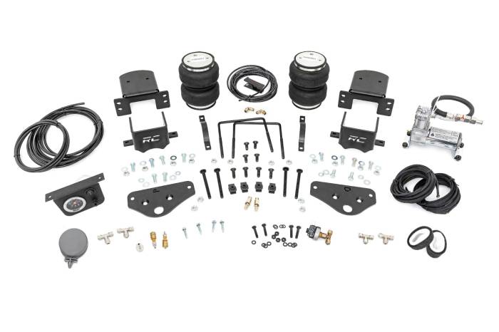 Rough Country - Air Spring Kit w/ compressor Ford F-250/F-350 Super Duty 4WD (2017-2026) Rough Country