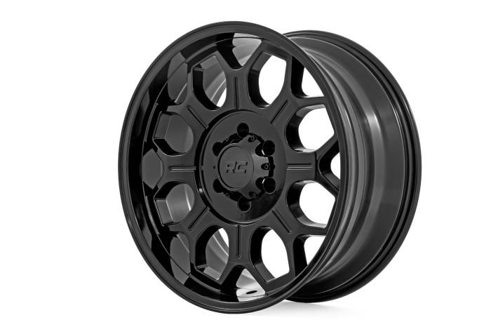 Rough Country - 77 Series Wheel One-Piece Semi Gloss Black 20x9 6x135 -12mm Rough Country