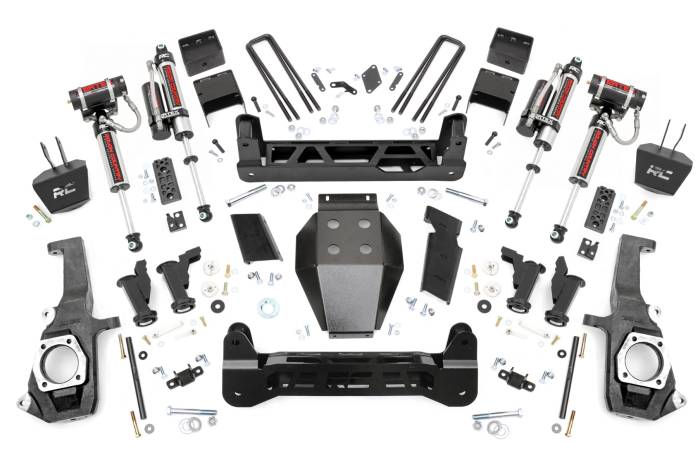 Rough Country - 7.5 Inch Lift Kit Torsion Drop Vertex Silverado/Sierra 2500HD/3500HD (11-19) Rough Country