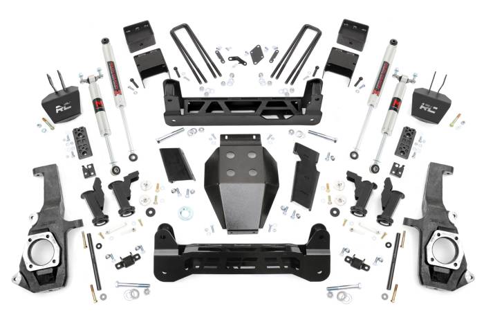 Rough Country - 7.5 Inch Lift Kit Torsion Drop M1 Silverado/Sierra 2500HD/3500HD (11-19) Rough Country