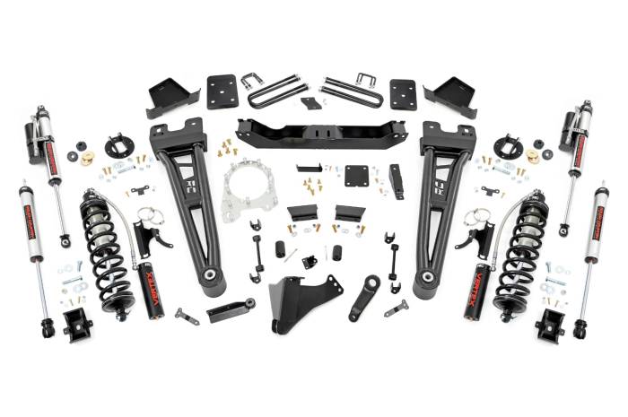 Rough Country - 6 Inch Lift Kit Radius Arm No OVLD C/O Vertex Ford F-250/F-350 Super Duty (17-22) Rough Country