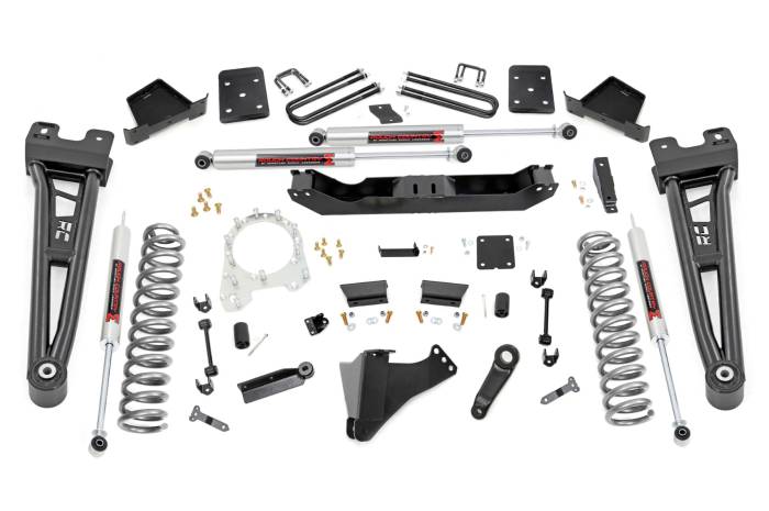 Rough Country - 6 Inch Lift Kit R/A No OVLD M1 Ford F-250/F-350 Super Duty 4WD (17-22) Rough Country