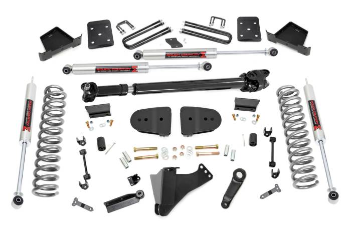 Rough Country - 6 Inch Lift Kit OVLDS D/S M1 Ford F-250/F-350 Super Duty 4WD (23-25) Rough Country