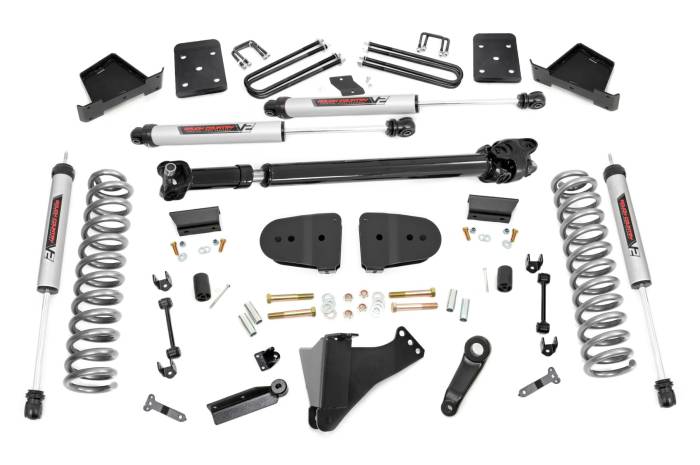 Rough Country - 6 Inch Lift Kit No OVLDS D/S V2 Ford F-250/F-350 Super Duty (23-25) Rough Country