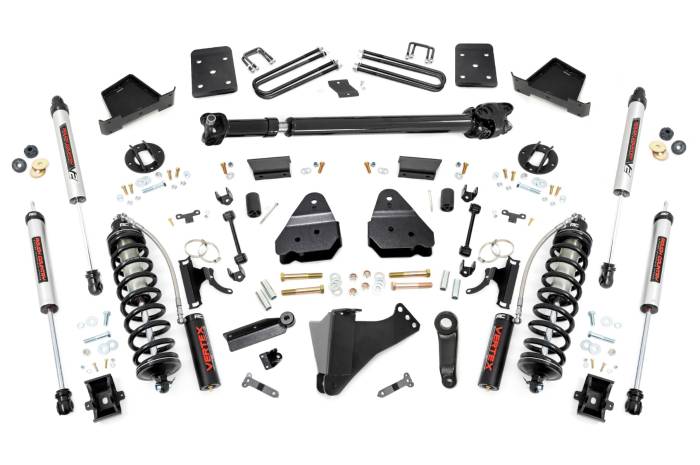 Rough Country - 6 Inch Lift Kit No OVLDS D/S C/O V2 Ford F-250/F-350 Super Duty (17-22) Rough Country