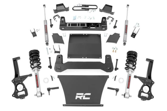 Rough Country - 6 Inch Lift Kit N3 Struts Chevy Silverado 1500 4WD (2025-2026) Rough Country