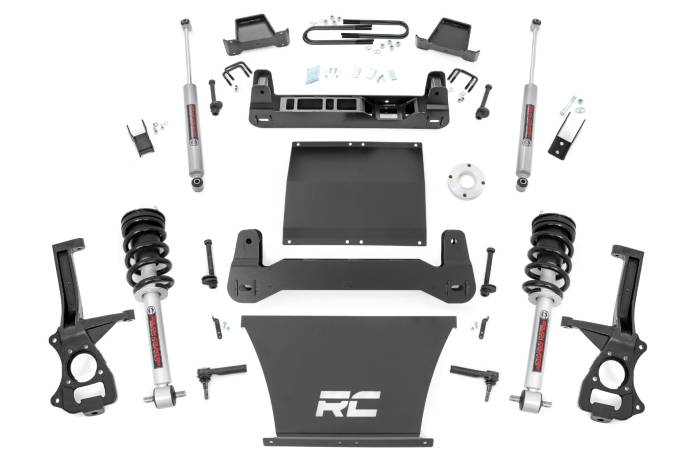 Rough Country - 6 Inch Lift Kit N3 Struts Chevy Silverado 1500 2WD (2025-2026) Rough Country